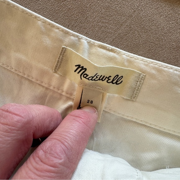 Madewell Griff Superwide-Leg Cargo Pants in Garment Dye • size 28•Vintage Canvas - Picture 3 of 9